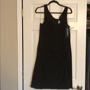 Black cocktail dress.